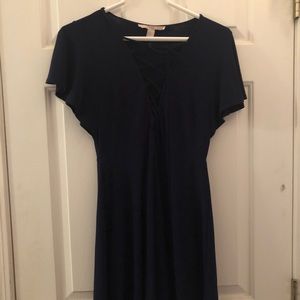 Criss cross front dress
